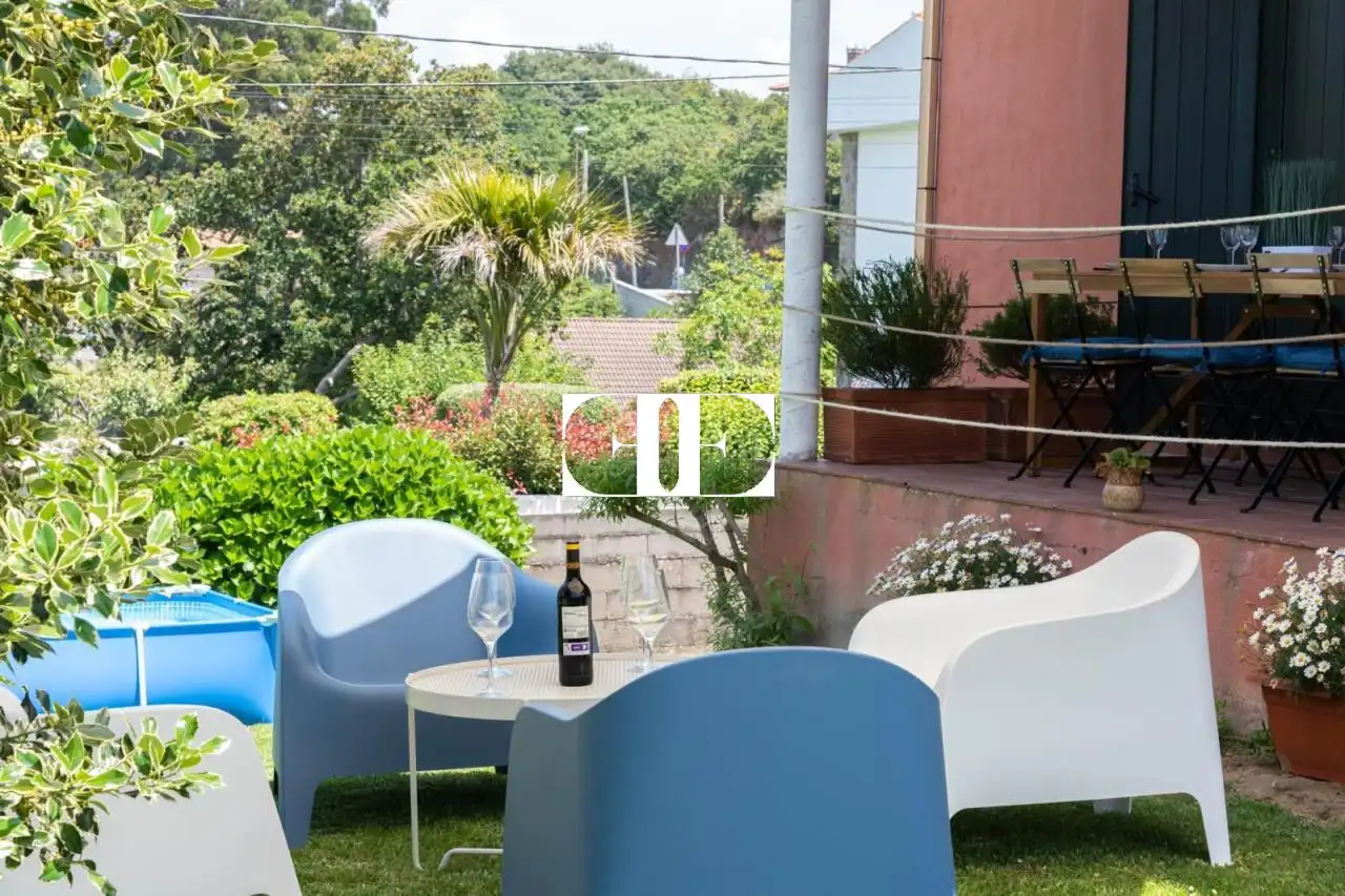 Terrassa de Casa o xalet de lloguer en Vigo  amb Calefacció, Jardí privat i Moblat