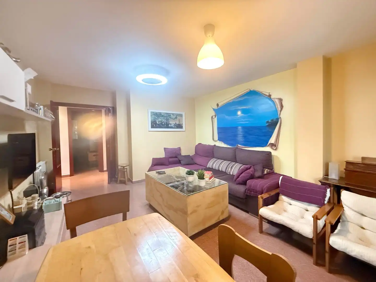 Wohnzimmer von Wohnung zum Verkauf in Portillo mit Heizung, Terrasse und Abstellraum