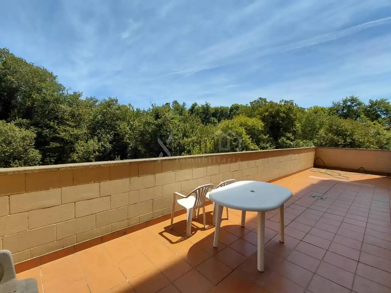 Terraza de Apartamento de alquiler en Boiro con Calefacción, Terraza y Amueblado