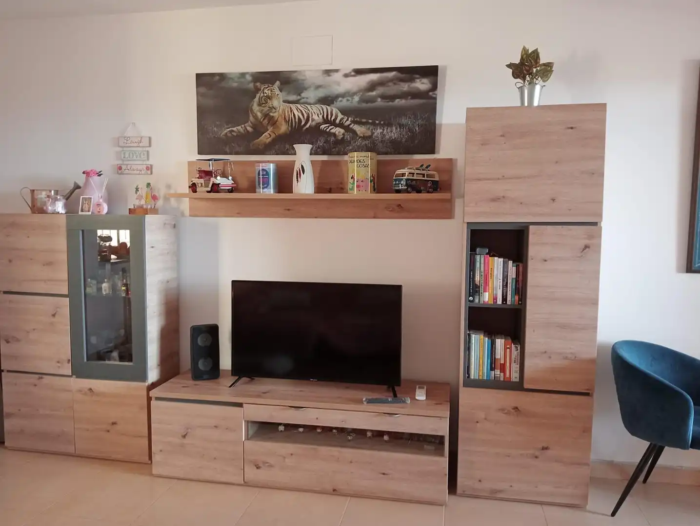 Sala de estar de Ático en venta en Las Torres de Cotillas con Aire acondicionado, Calefacción y Amueblado