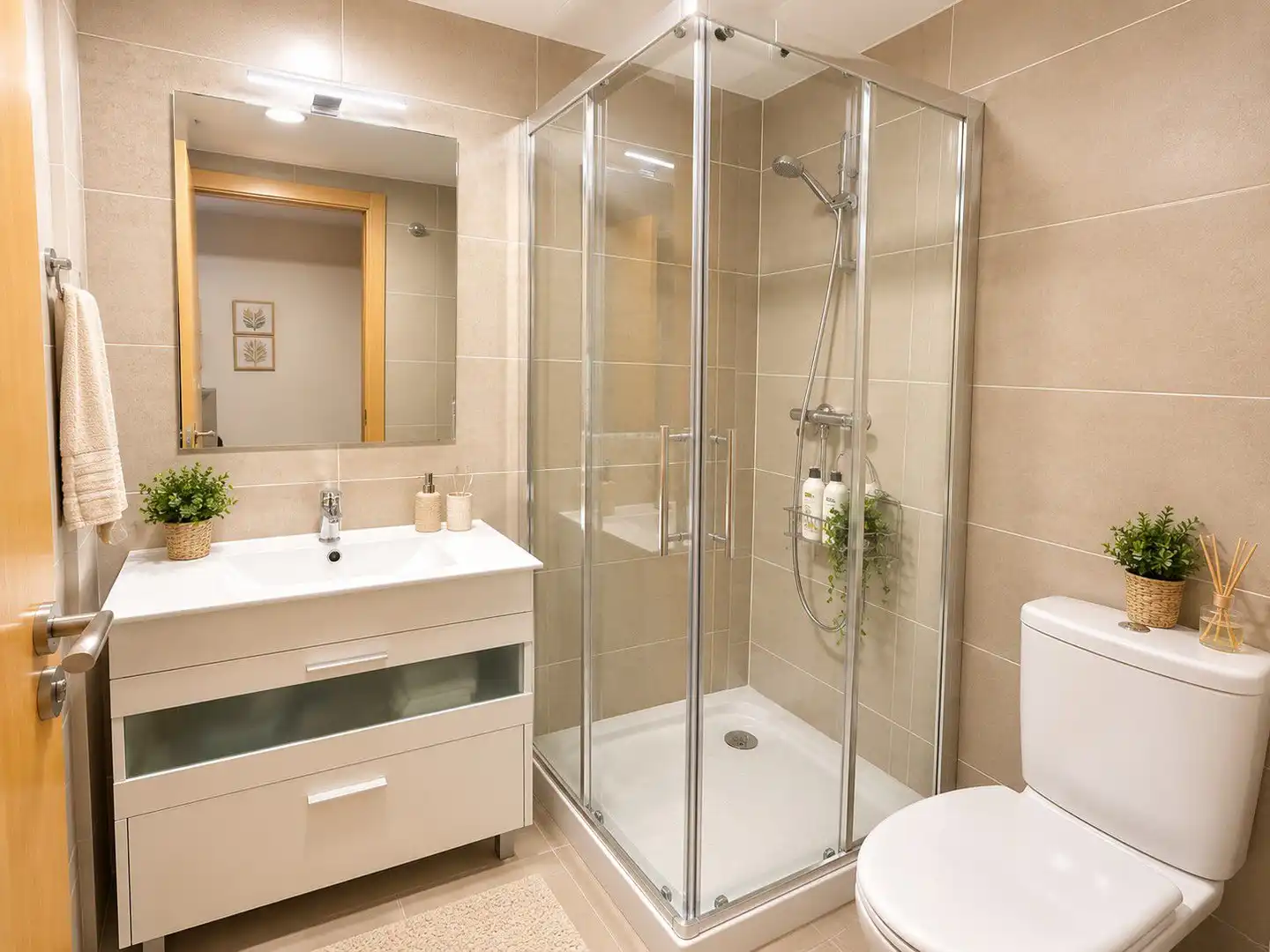 Bany de Apartament en venda en La Cava - Fardachón