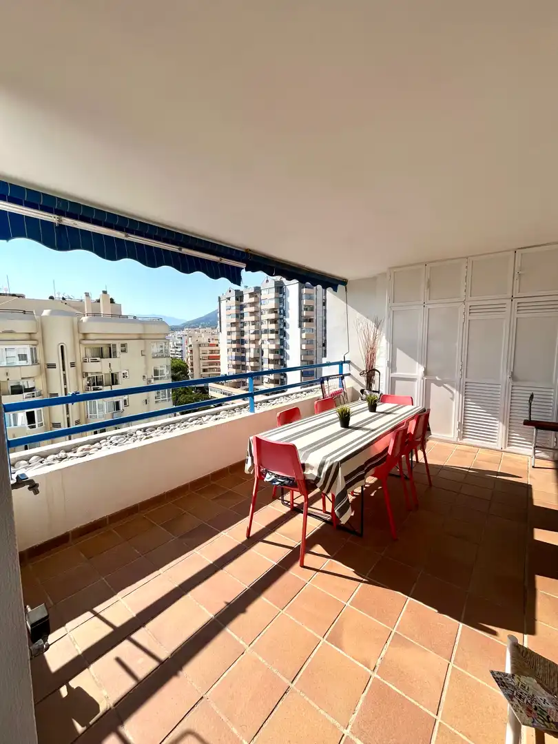 Terraza de Piso de alquiler en Marbella con Aire acondicionado, Calefacción y Parquet