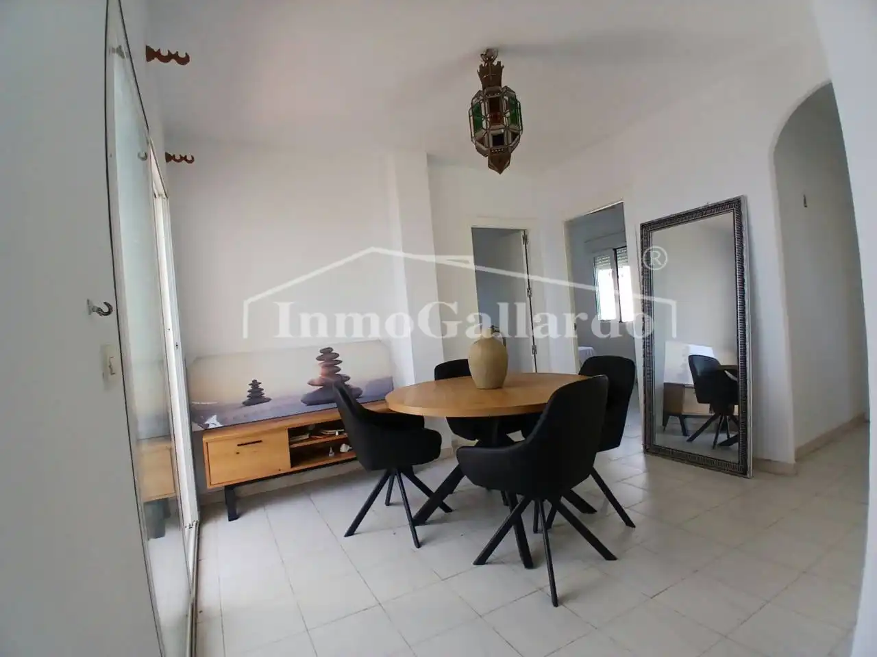 Dining room of Flat for rent in Málaga  with Terrace and Furnished