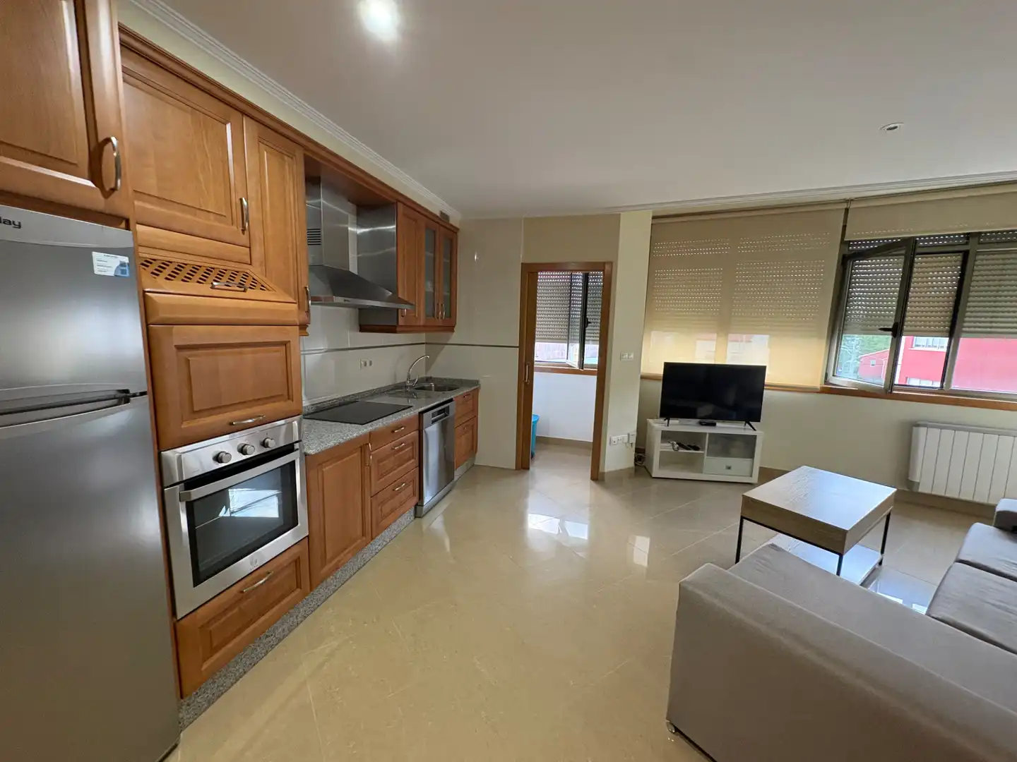 Cocina de Piso de alquiler en Ferrol con Calefacción, Parquet y Amueblado