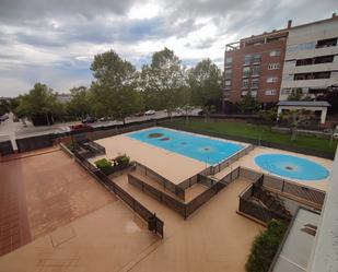 Swimming pool of Flat for sale in Rivas-Vaciamadrid  with Heating, Private garden and Parquet flooring