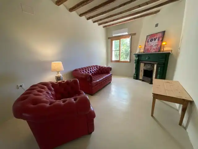 Sala d'estar de Casa o xalet de lloguer en Mutxamel amb Aire condicionat, Calefacció i Jardí privat