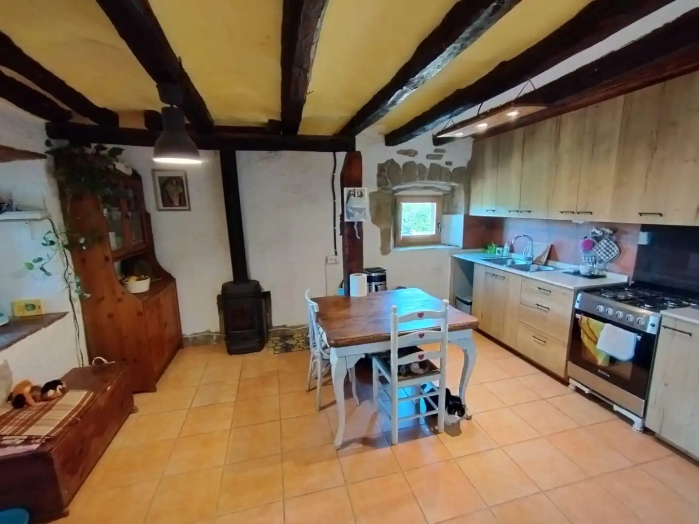 Kitchen of Flat for share in Montmajor, Barcelona