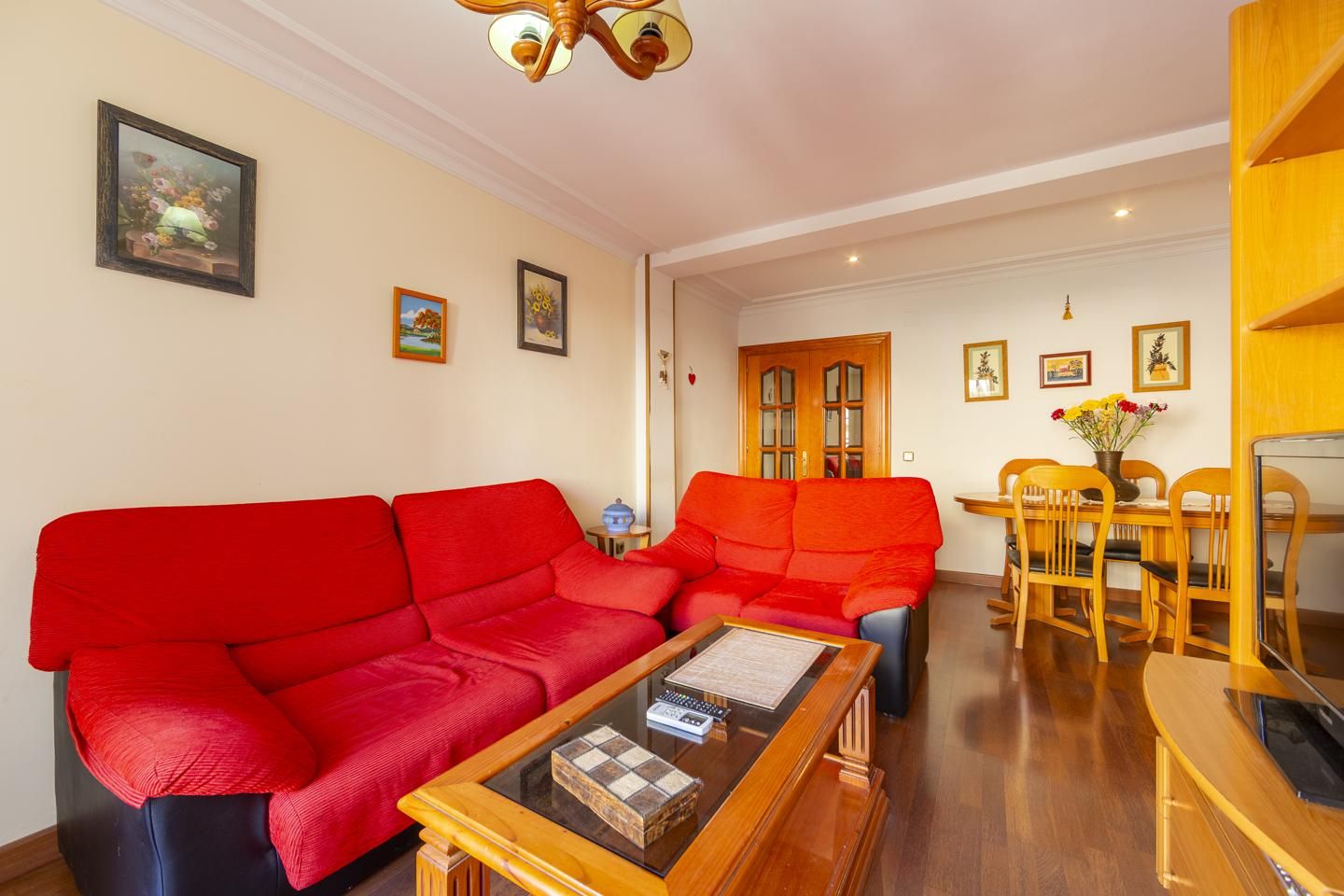 Living room of Flat for sale in  Almería Capital  with Air Conditioner, Heating and Terrace