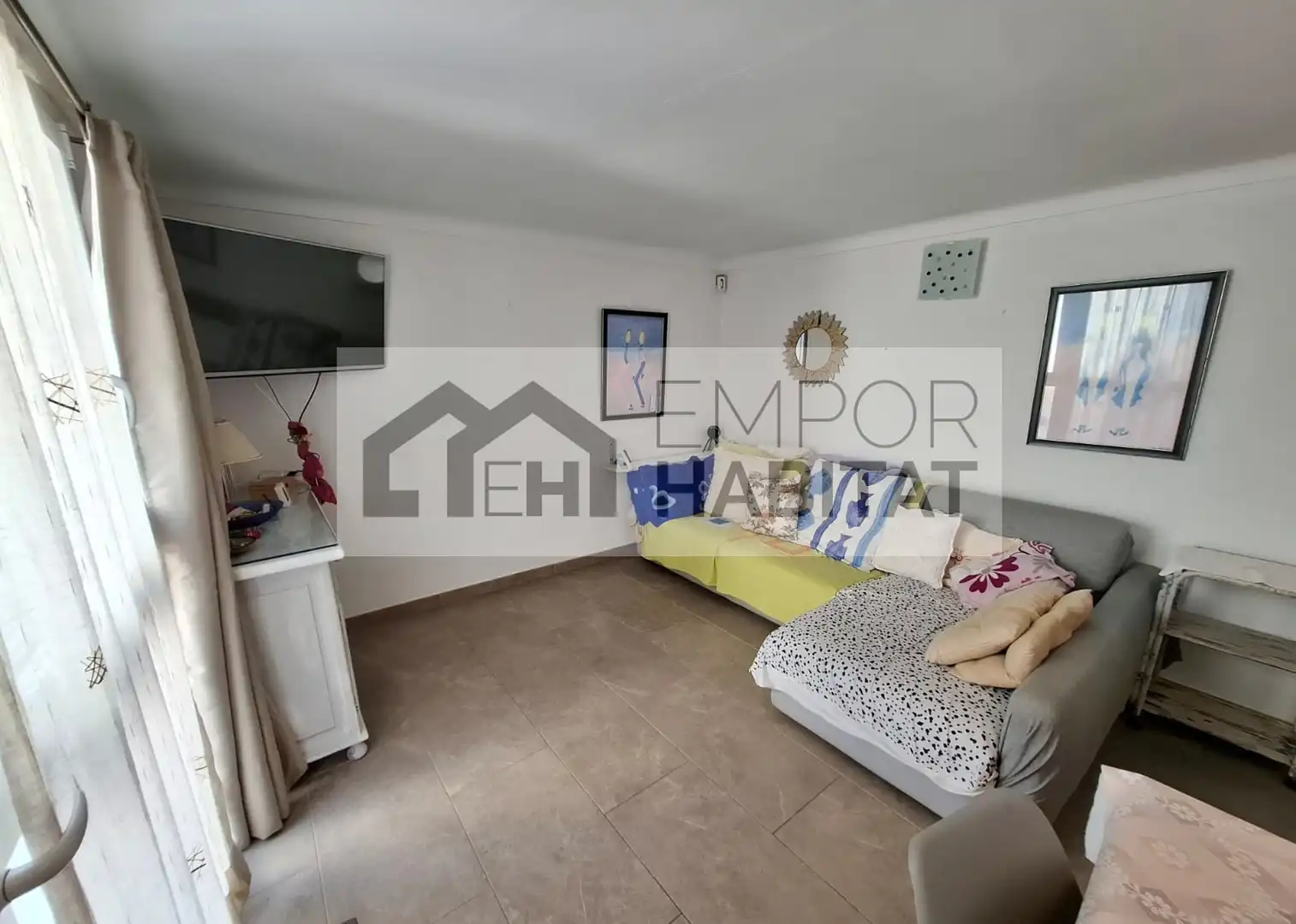 Wohnzimmer von Wohnungen zum Verkauf in Llançà mit Terrasse und Möbliert