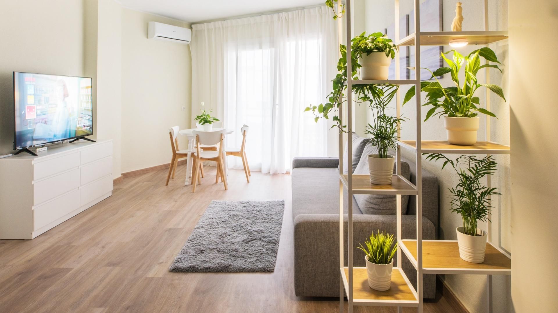 Living room of Flat for sale in Torremolinos  with Air Conditioner, Private garden and Terrace