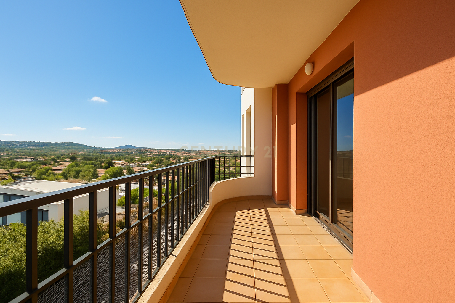 Terrace of Apartment to rent in Calpe / Calp  with Air Conditioner, Oven and Microwave