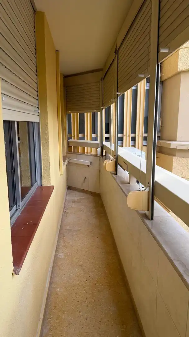 Terrasse von Wohnung zur Miete in Xàtiva mit Klimaanlage, Terrasse und Ofen