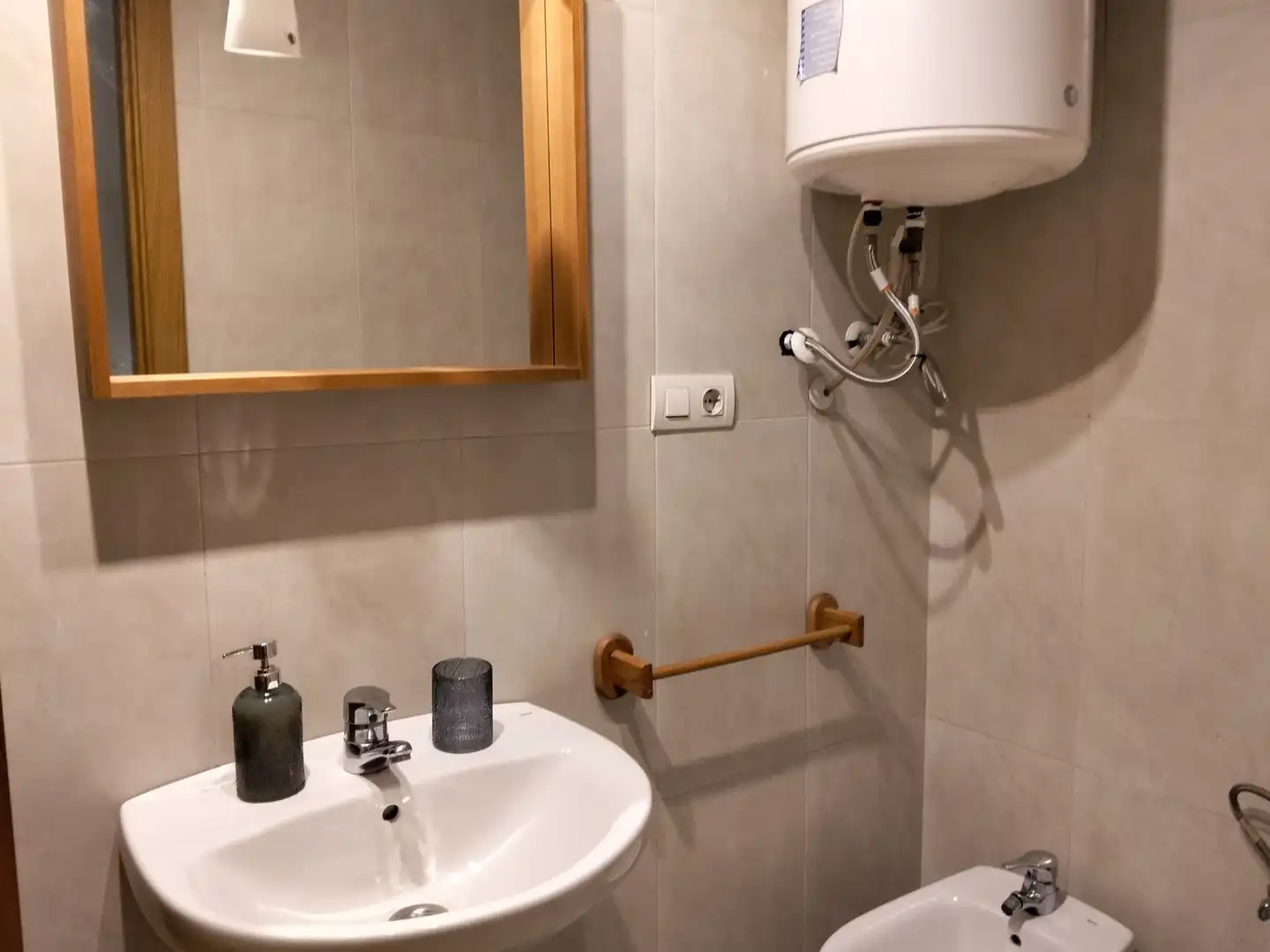 Bany de Apartament de lloguer en Málaga amb Moblat