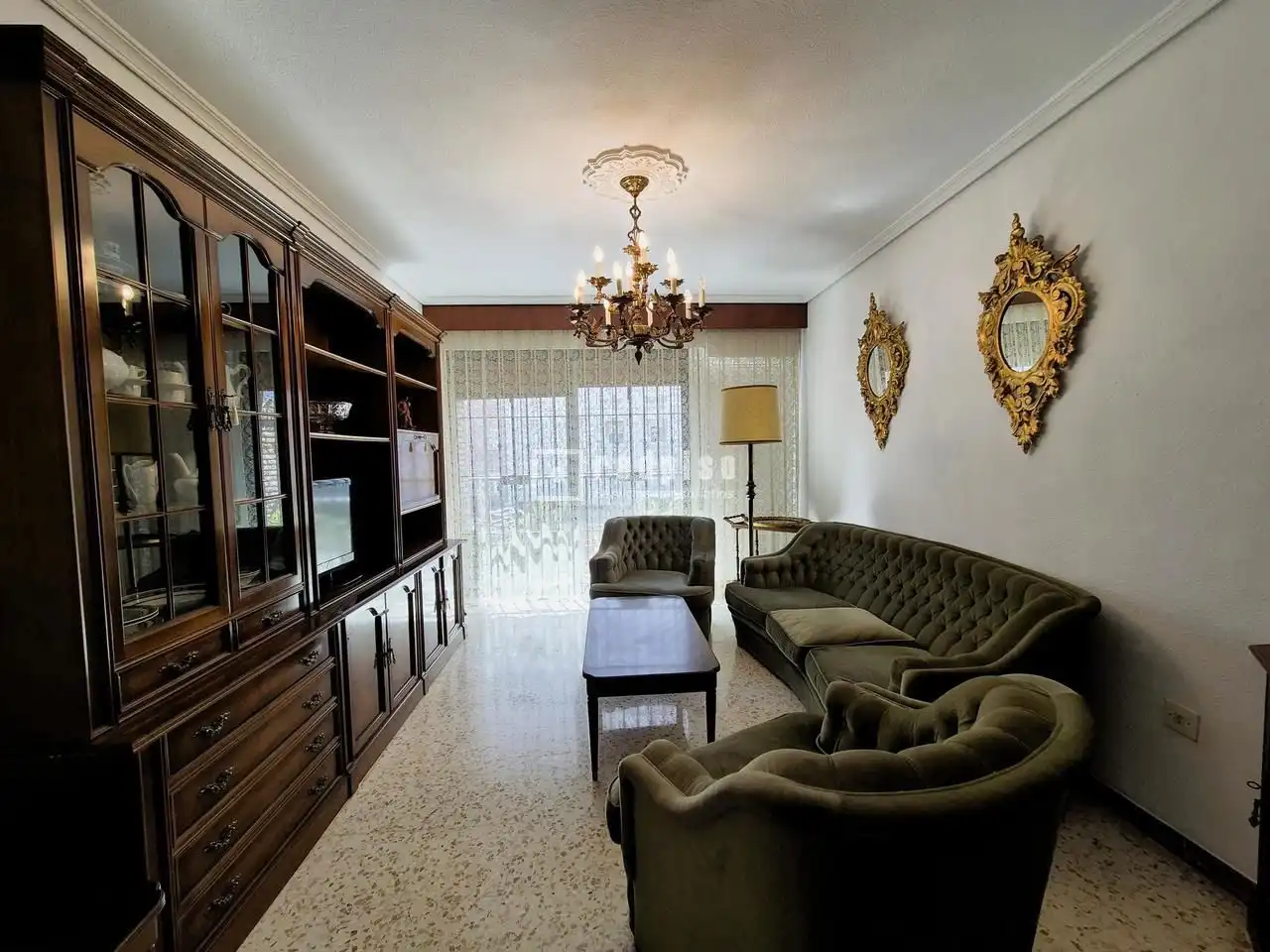 Sala d'estar de Pis de lloguer en Sevilla amb Aire condicionat, Calefacció i Terrassa