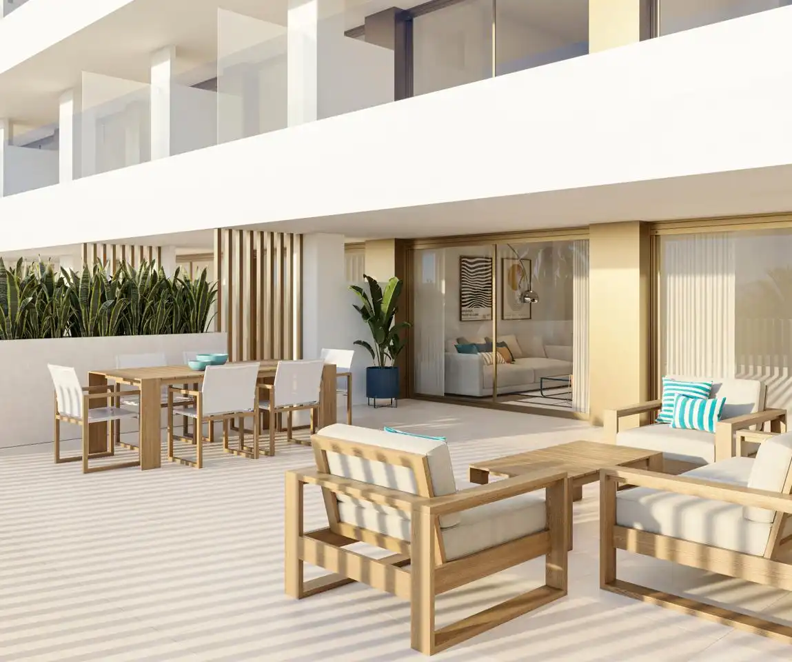 Terrasse von Wohnung zum Verkauf in Garrucha mit Klimaanlage und Terrasse