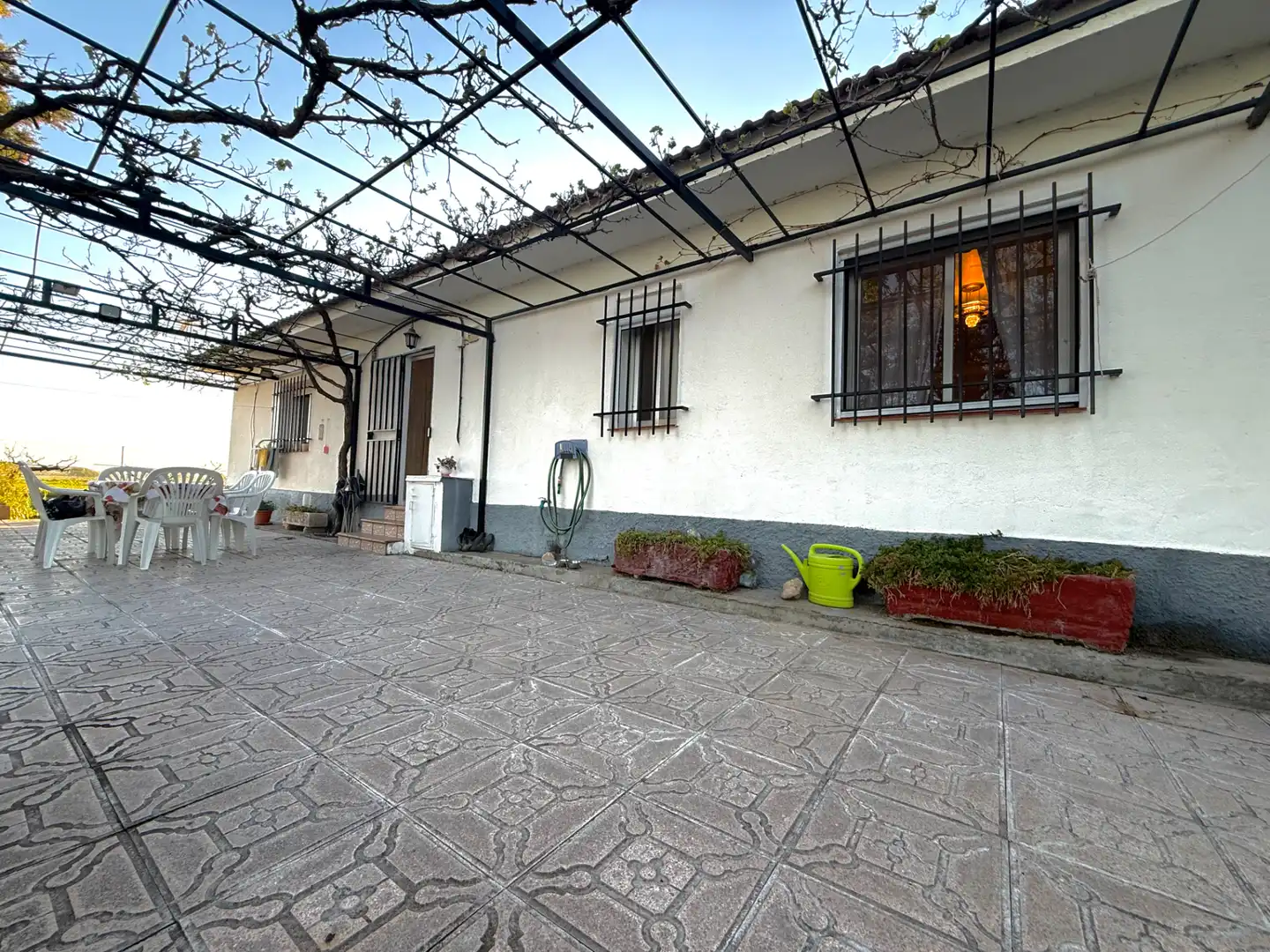 Vista exterior de Casa o chalet en venta en Estremera con Calefacción, Jardín privado y Terraza