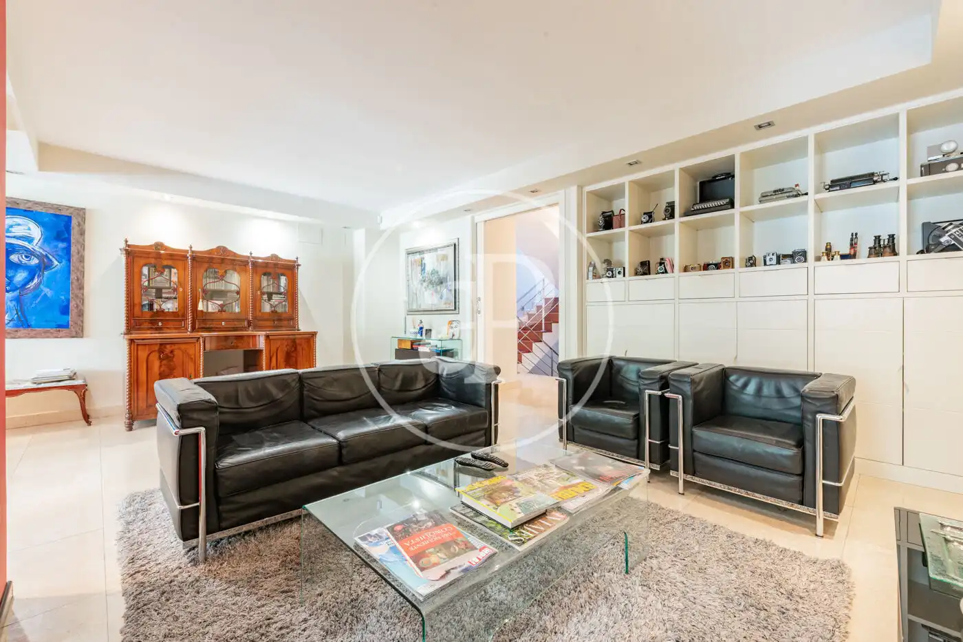 Living room of Detached homes for sale in La Moraleja  with Air Conditioner, Heating and Private garden