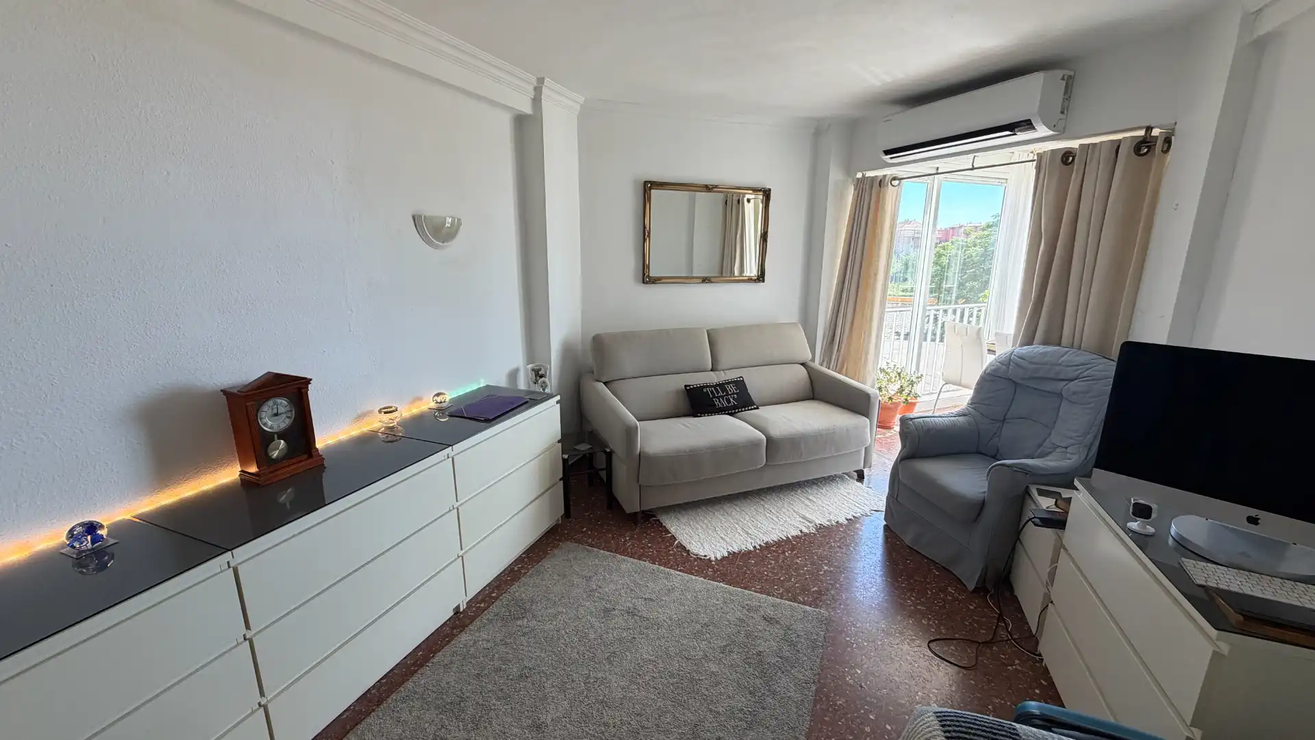 Wohnzimmer von Wohnung zum Verkauf in Torrox mit Klimaanlage, Möbliert und Waschmaschine
