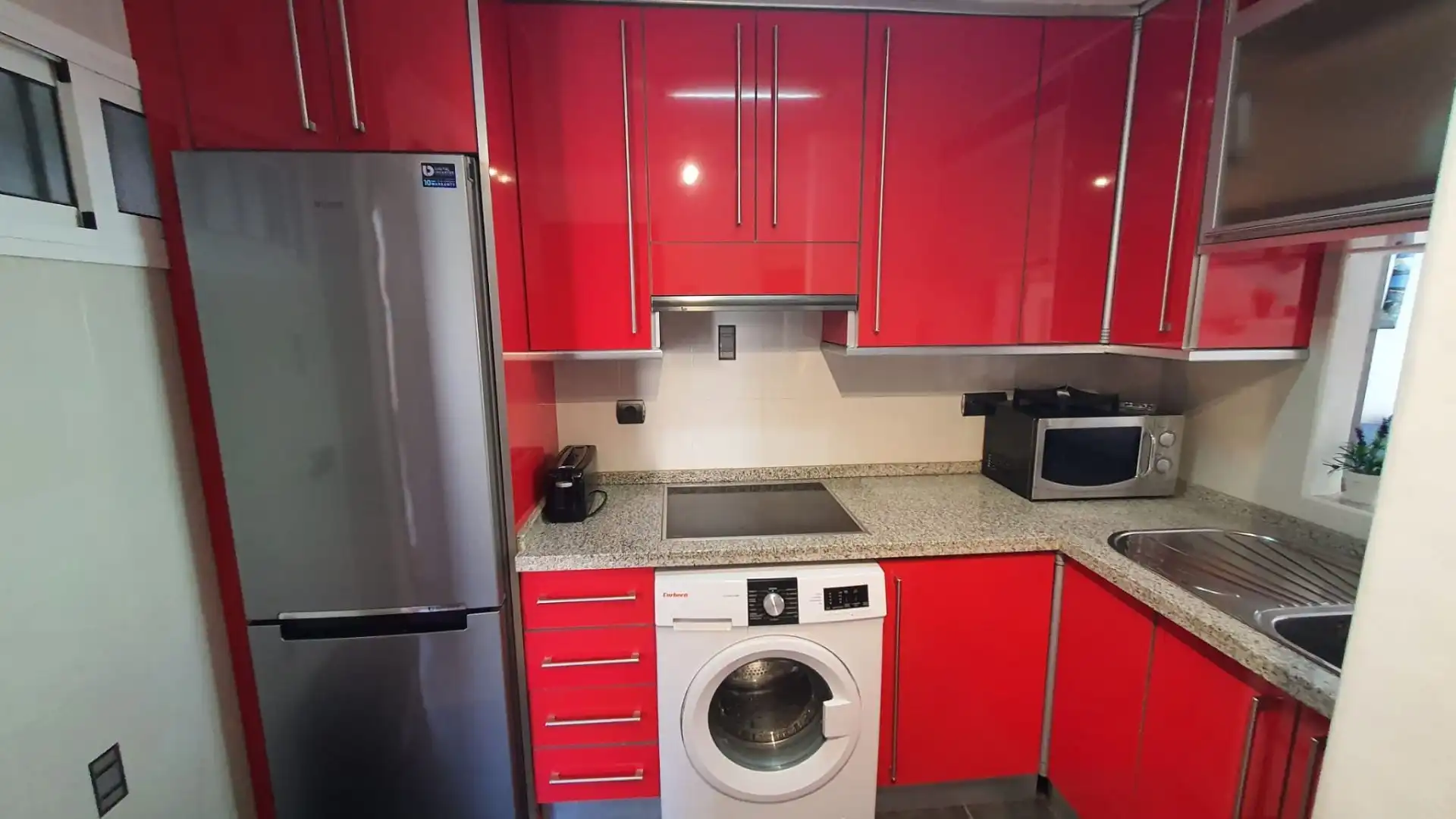 Kitchen of Apartments for rent in Benalmádena  with Air Conditioner, Terrace and Community pool