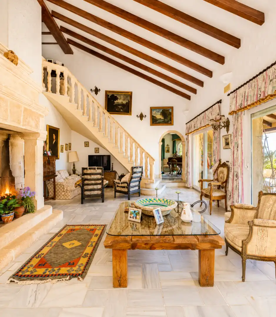 Wohnzimmer von Haus oder Chalet zum Verkauf in Finestrat mit Terrasse und Schwimmbad