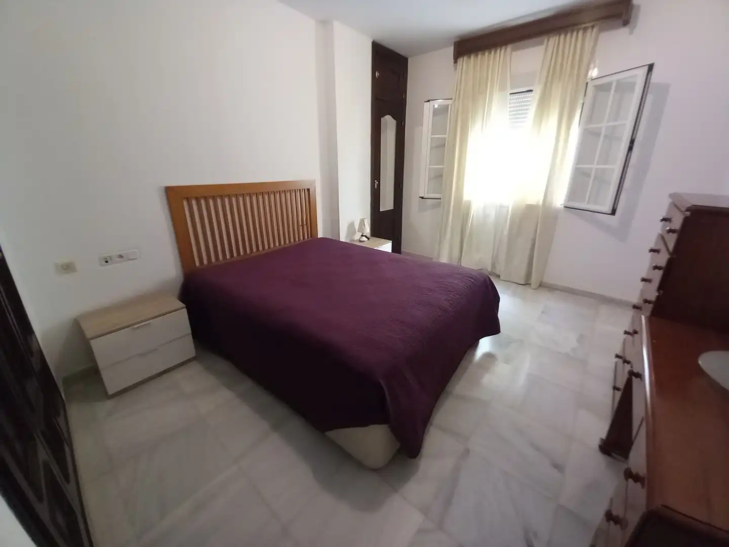 Bedroom of Flat for rent in Ronda  with Air Conditioner, Heating and Furnished