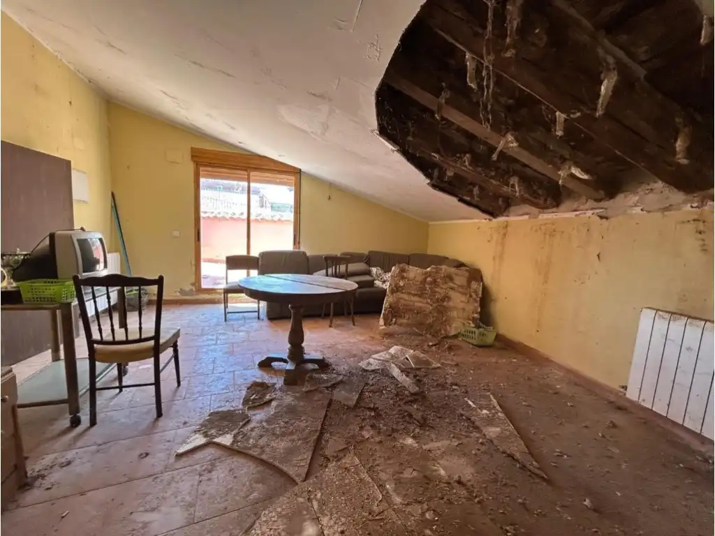 Sala de estar de Casa o chalet en venta en El Pobo con Terraza