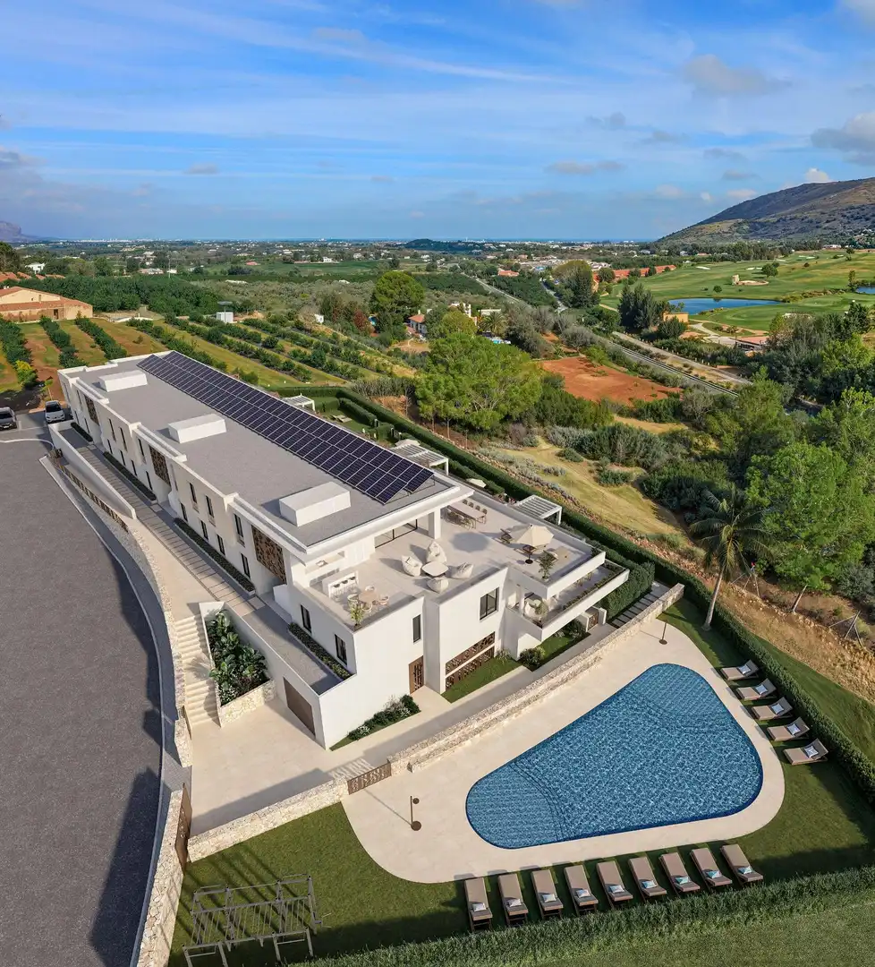 Vista exterior de Apartament en venda en Pedreguer amb Calefacció, Jardí privat i Terrassa