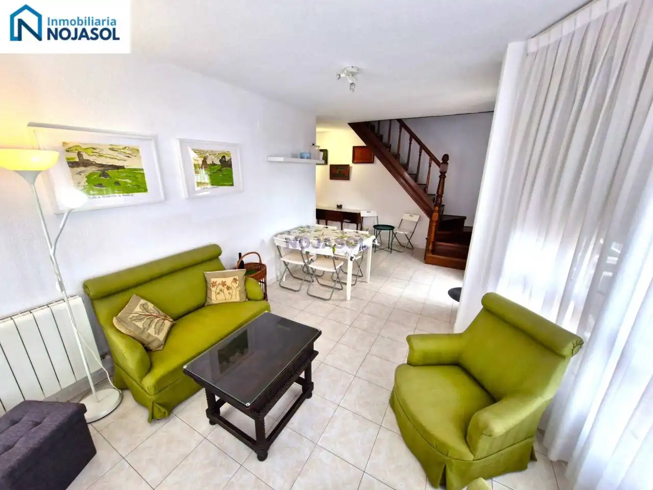 Living room of Flat for sale in Noja  with Heating, Terrace and Furnished
