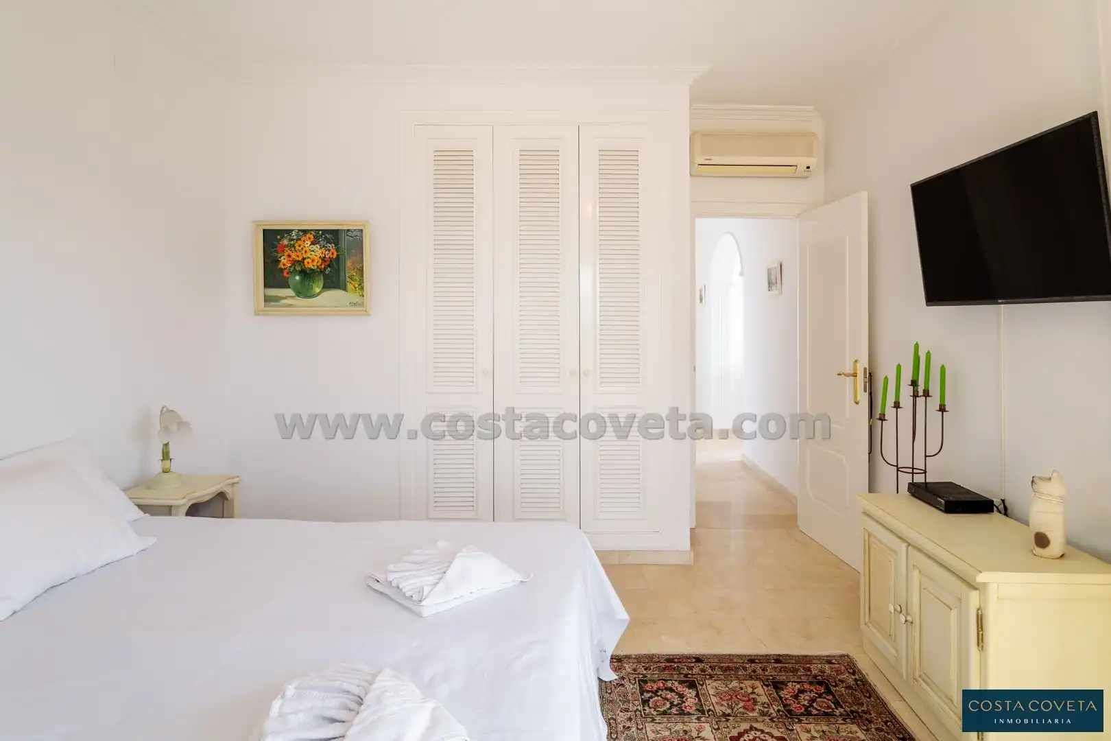Bedroom of Houses for sale in El Campello  with Air Conditioner, Private garden and Terrace