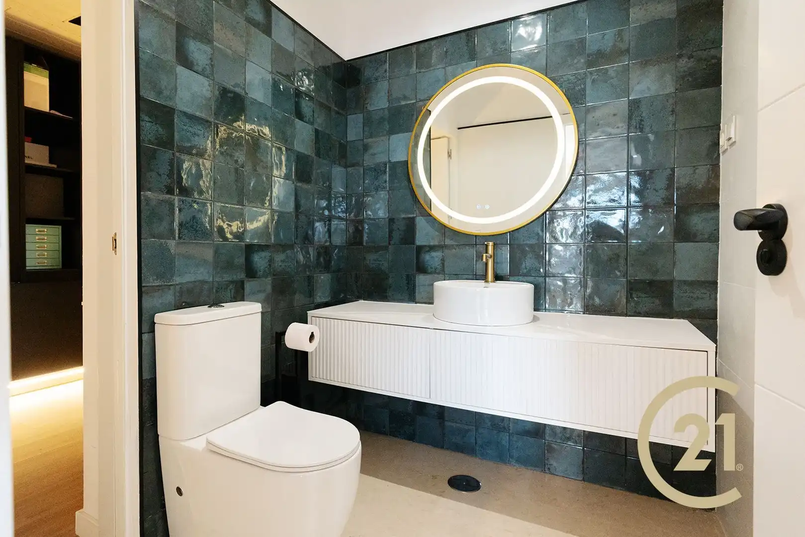Baño de Casa adosada en venta en Ojén con Aire acondicionado, Calefacción y Jardín privado