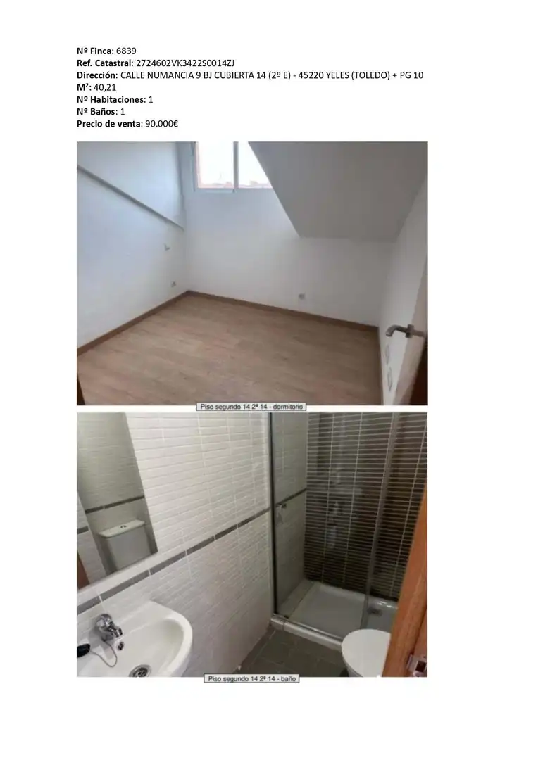 Flat for sale in Yeles  with Heating