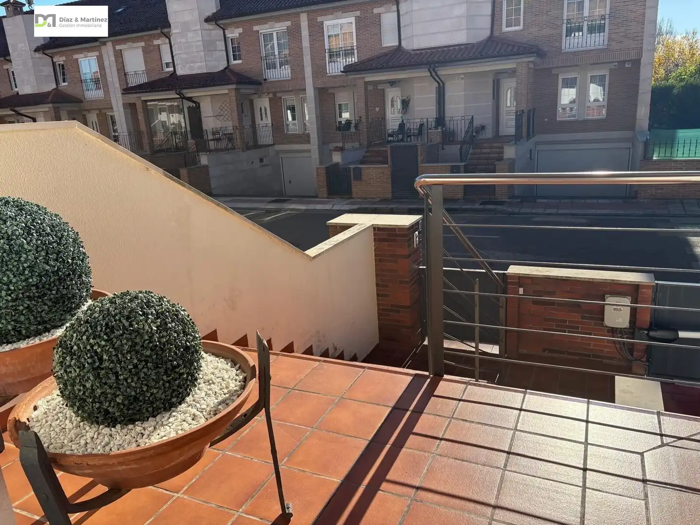 Terraza de Casa o chalet en venta en San Andrés del Rabanedo con Calefacción, Jardín privado y Parquet