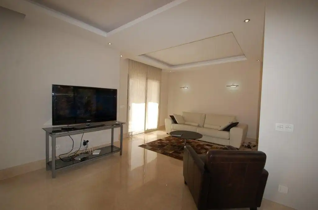 Living room of Houses for rent in Marbella  with Air Conditioner, Heating and Private garden