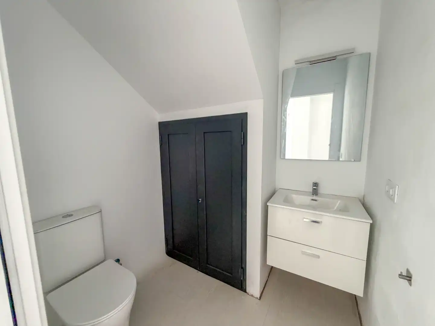 Badezimmer von Einfamilien-Reihenhaus zur Miete in Santa Margalida mit Klimaanlage, Terrasse und Abstellraum
