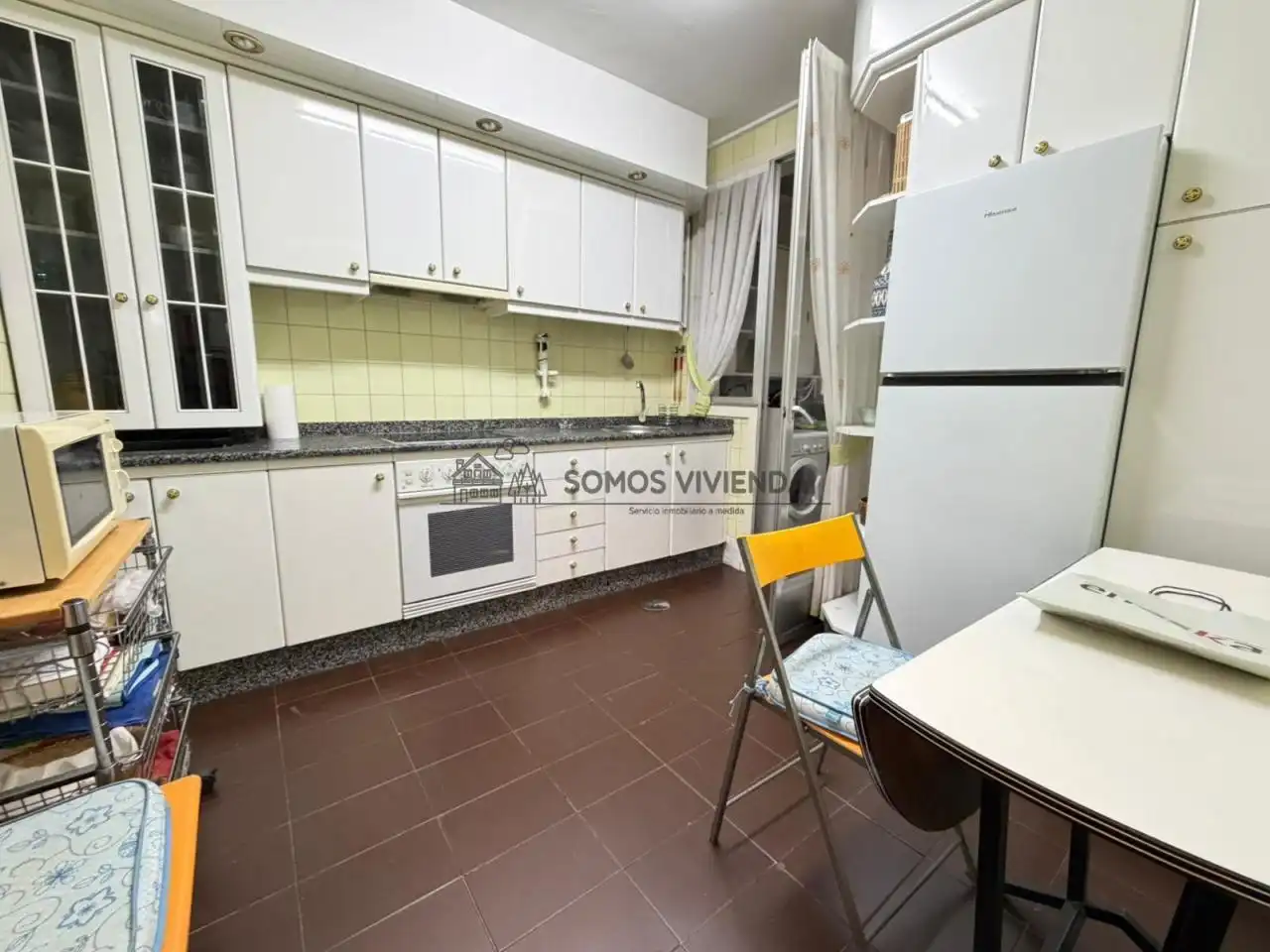 Cocina de Piso de alquiler en Ourense Capital  con Calefacción y Amueblado