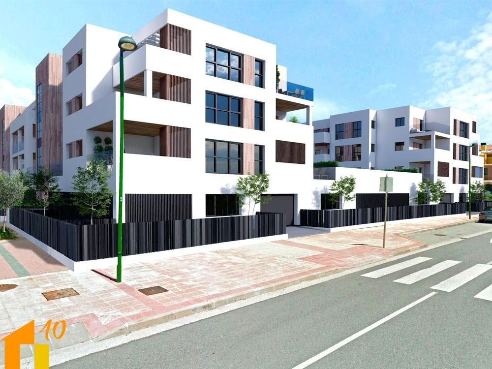 Exterior view of Flat for sale in Burgos Capital  with Heating, Private garden and Terrace