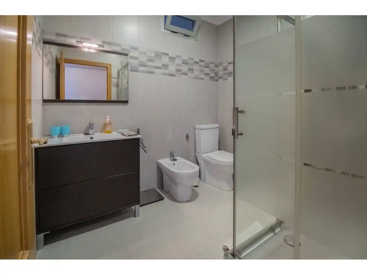 Badezimmer von Wohnung zum Verkauf in  Palma de Mallorca mit Klimaanlage, Terrasse und Möbliert