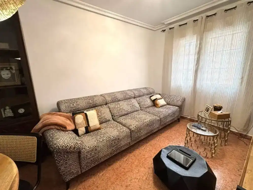 Sala d'estar de Casa adosada en venda en Sax amb Aire condicionat