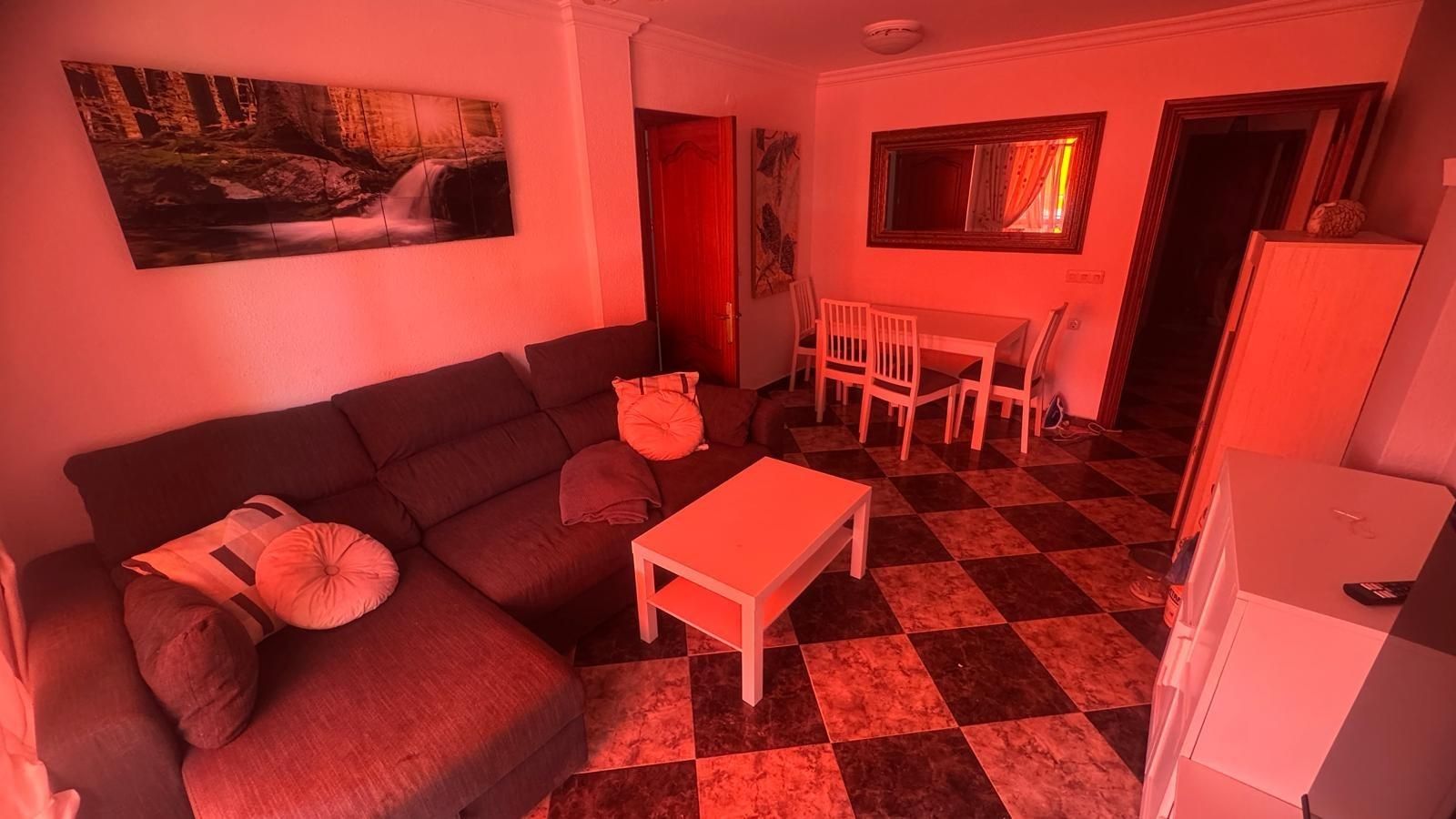 Sala d'estar de Pis de lloguer en Rincón de la Victoria amb Terrassa
