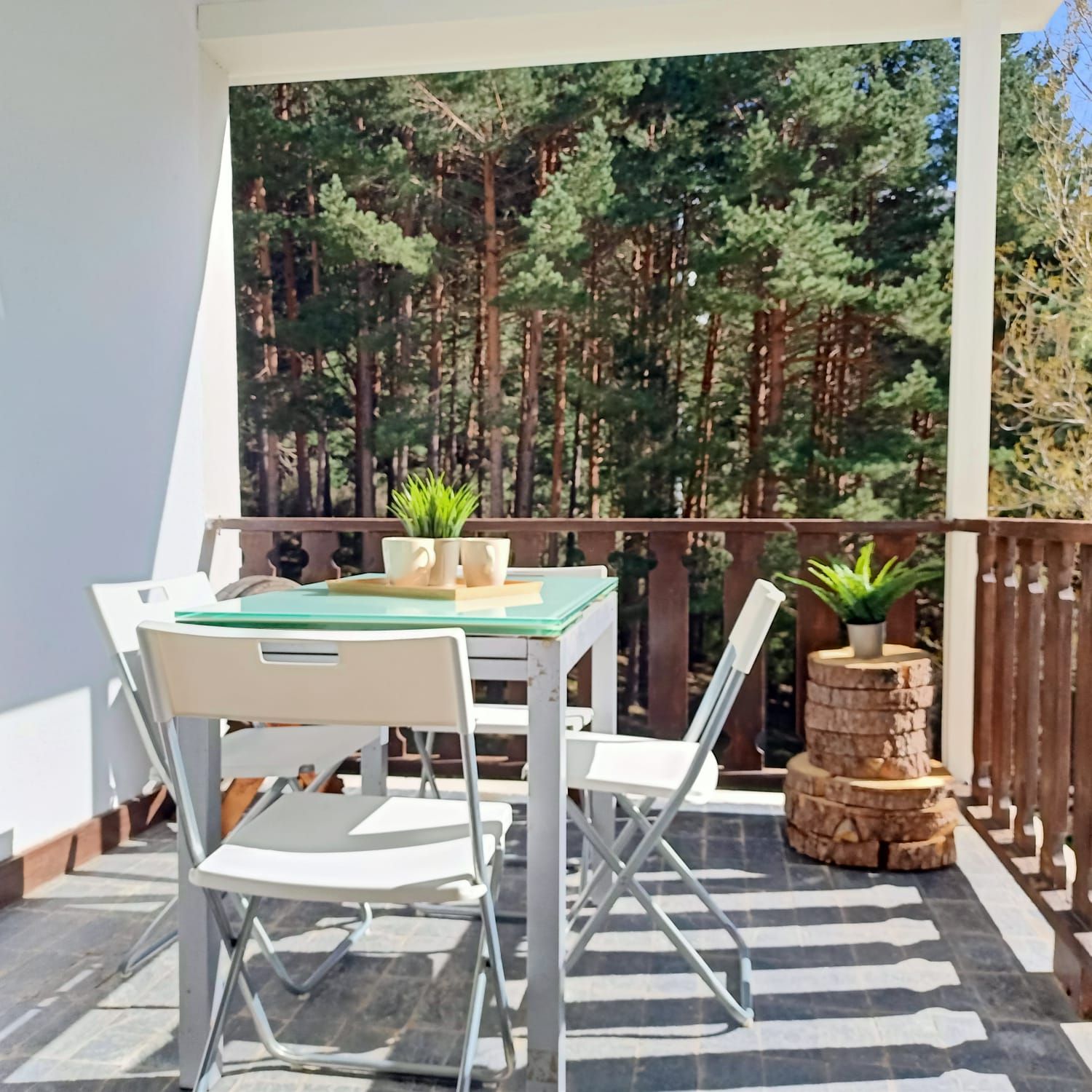 Terrace of Flat to rent in Gumiel de Izán  with Heating, Swimming Pool and Furnished