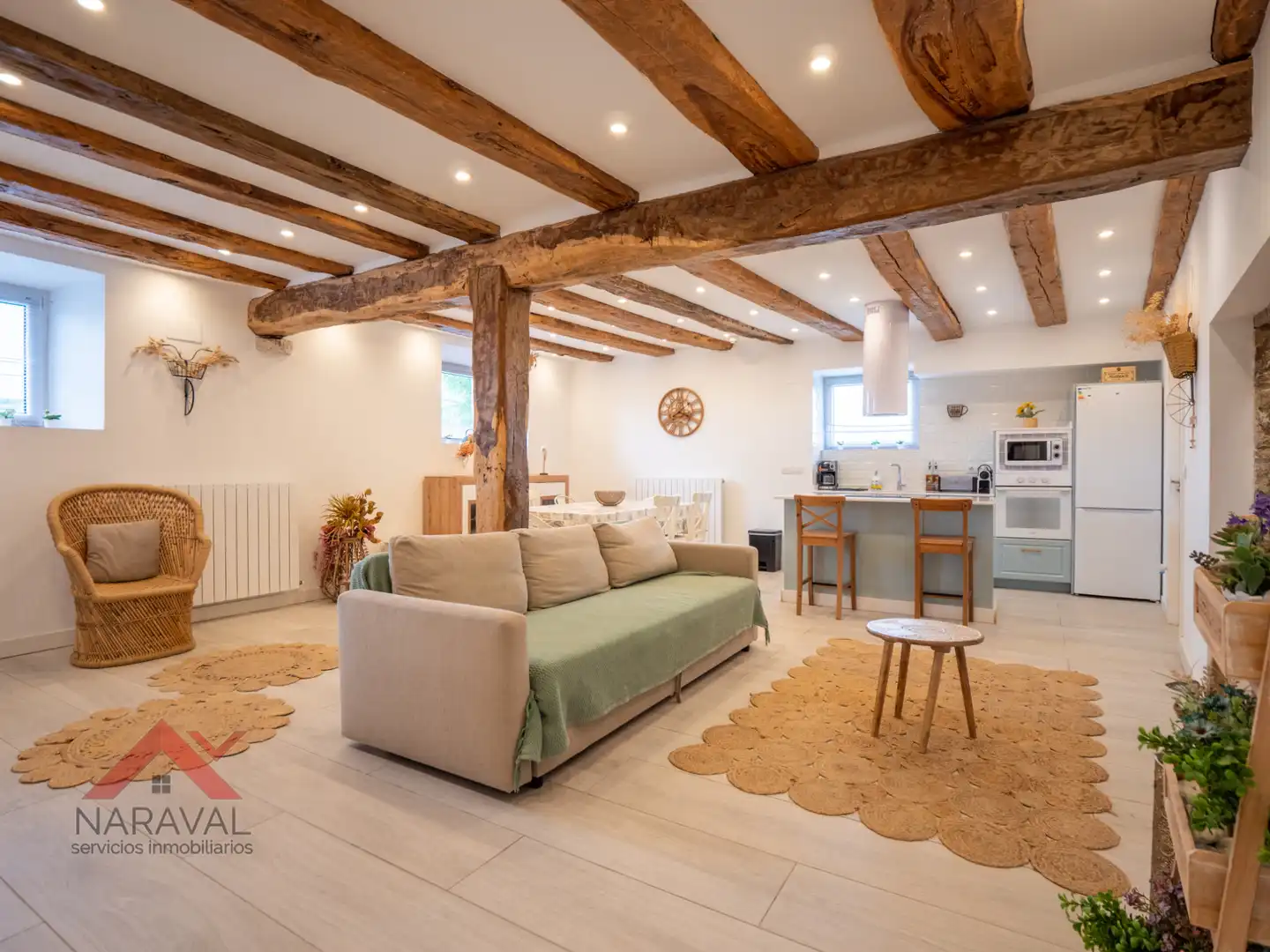 Sala d'estar de Casa o xalet en venda en Valdegovia / Gaubea amb Calefacció, Jardí privat i Terrassa