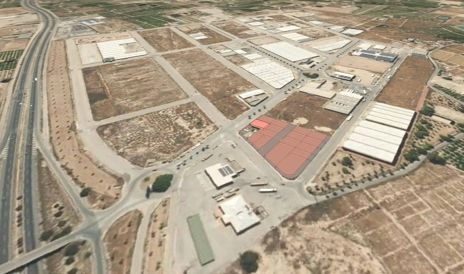 Exterior view of Industrial buildings for rent in Librilla, Murcia