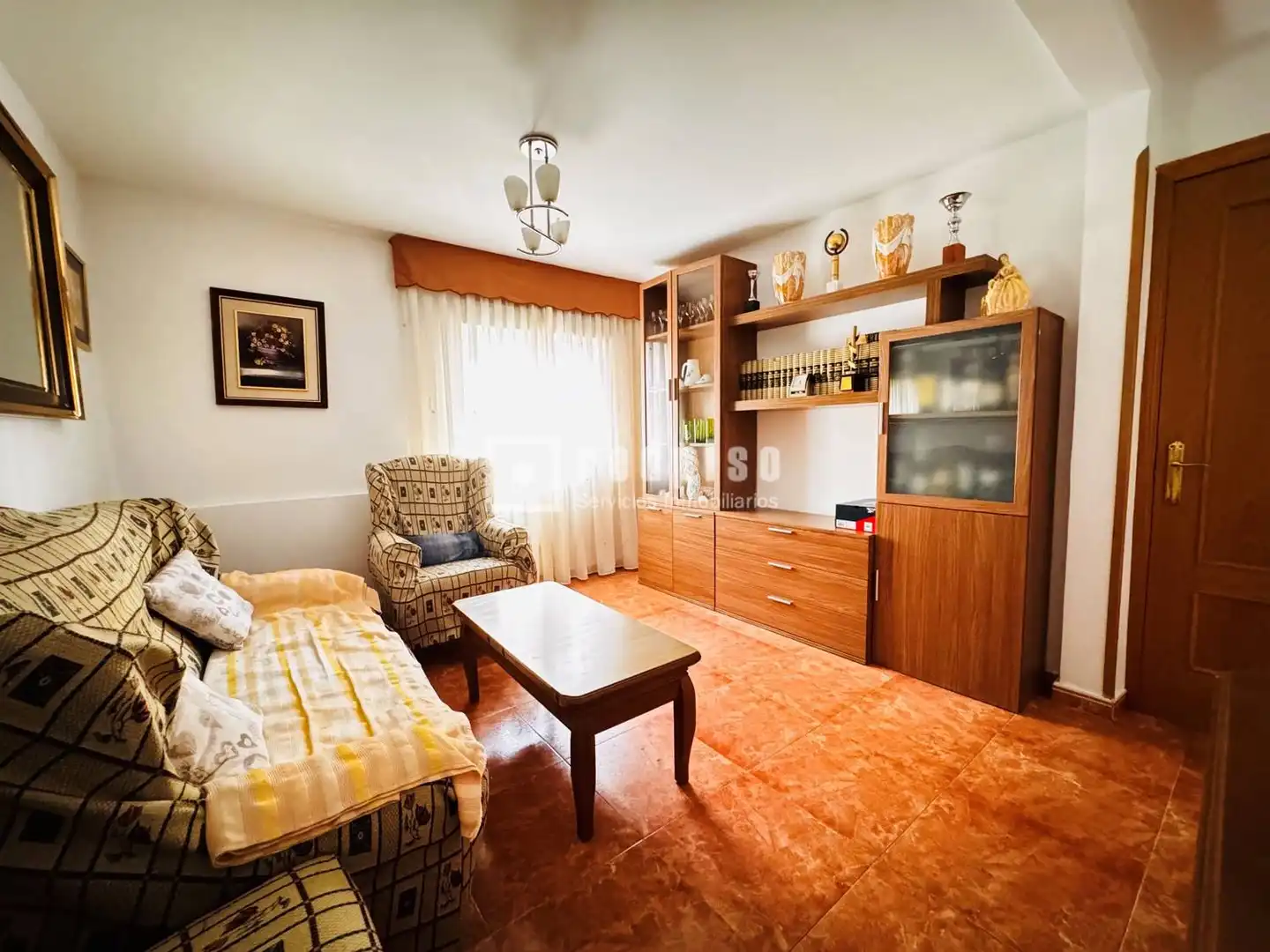 Sala de estar de Piso en venta en Getafe con Calefacción, Amueblado y Alarma