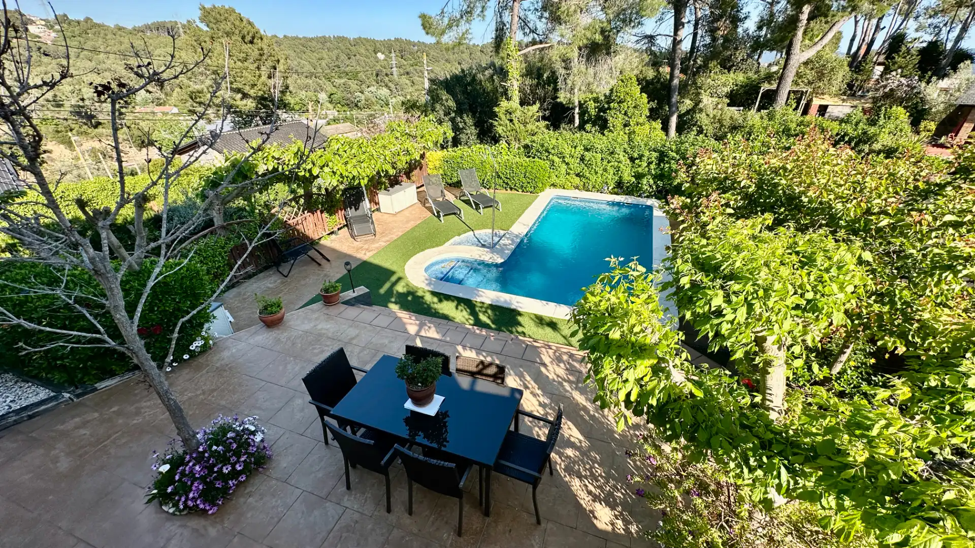 Terraza de Casa o chalet en venta en Rubí con Aire acondicionado, Calefacción y Jardín privado