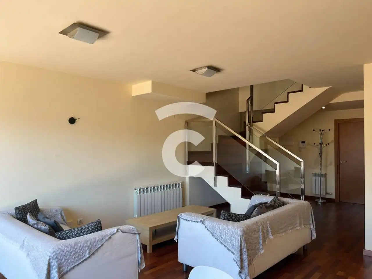 Living room of Flat for rent in Vic  with Heating, Terrace and Storage room