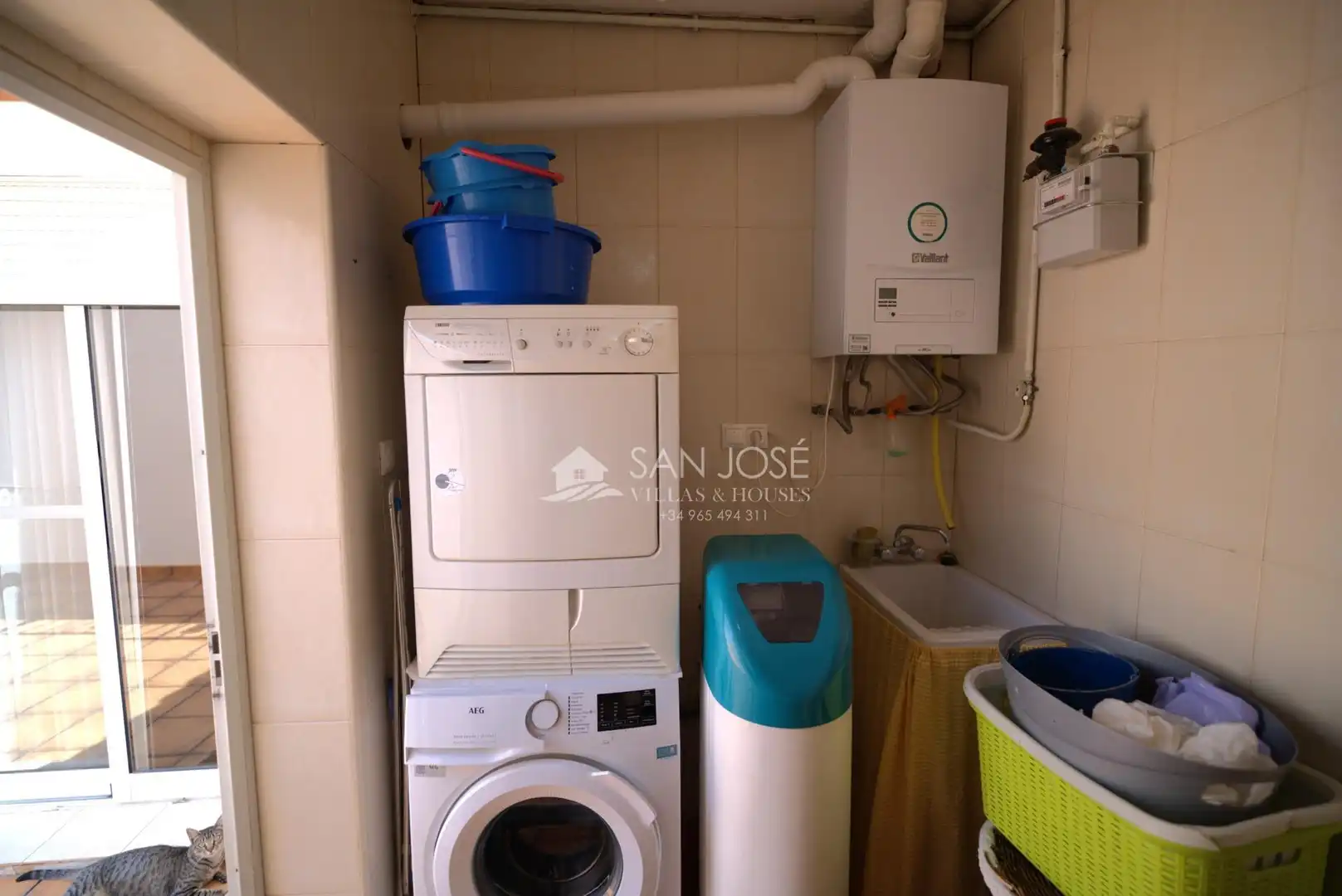 Kitchen of Detached homes for sale in Aspe  with Air Conditioner, Heating and Private garden