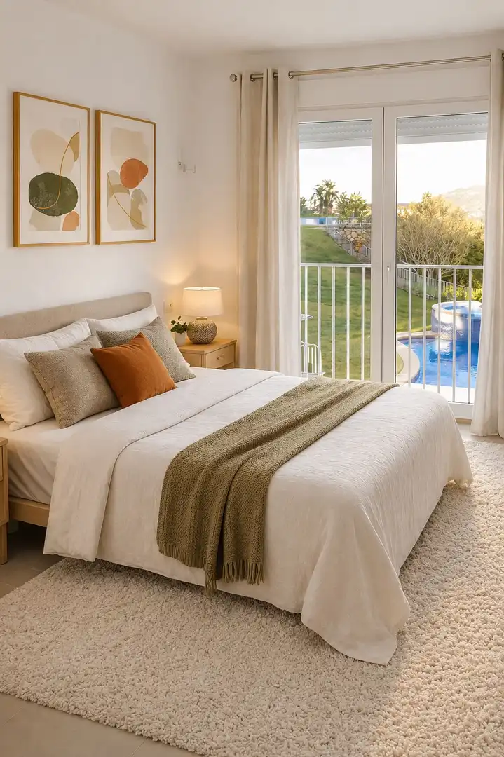 Dormitori de Apartament en venda en Pedreguer amb Aire condicionat, Calefacció i Jardí privat