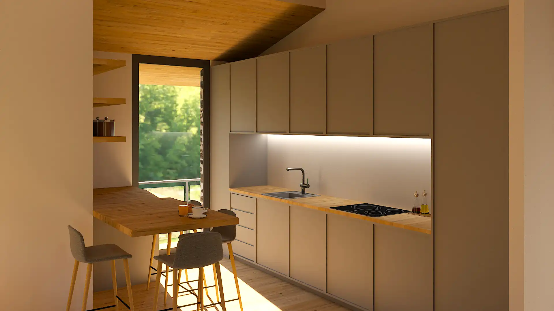 Kitchen of Houses for sale in Alp  with Heating, Private garden and Parquet flooring