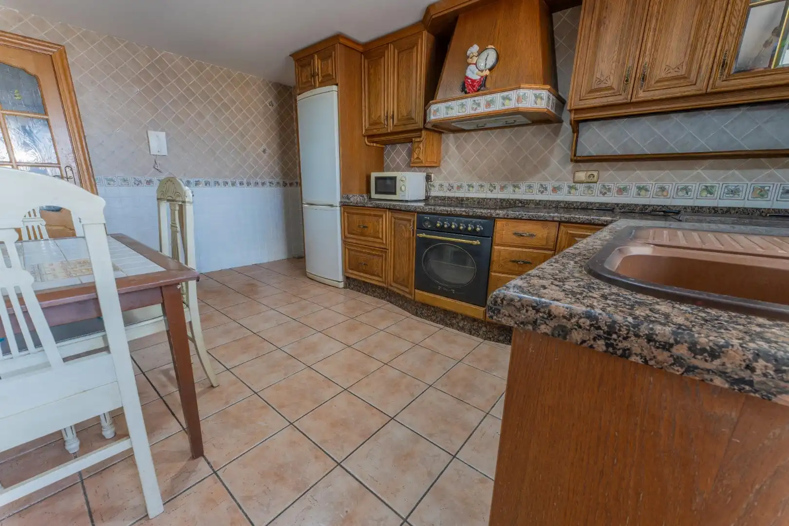 Kitchen of Flat for sale in Elche / Elx  with Air Conditioner, Furnished and Balcony