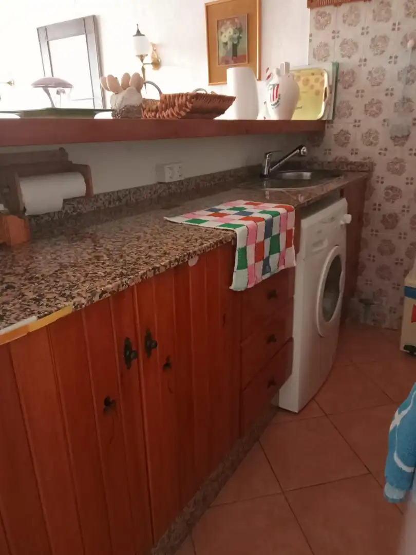 Cuina de Apartament en venda en Calpe / Calp amb Calefacció, Jardí privat i Terrassa